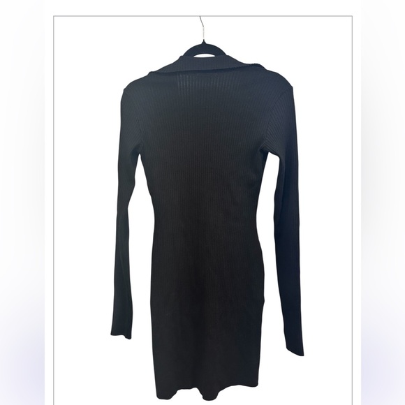 Cotton Citizen Black Ibiza Long Sleeve Polo Dress Medium NWT - Picture 8 of 8